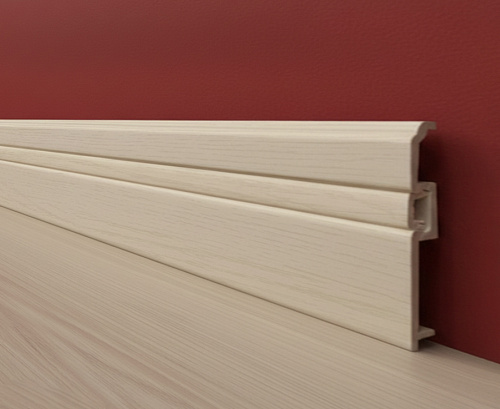 картинка Плинтус Декор С05-1 дуб беленый **100мм 2,4м от магазина