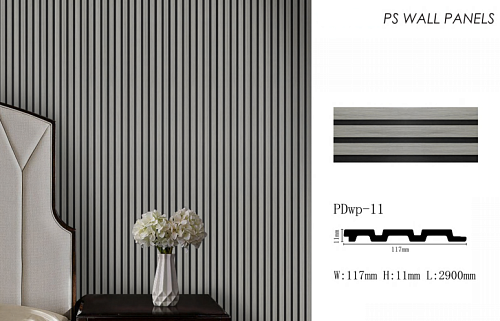 картинка Панель декоративная (молдинг) PDWP-11 <117*11*2900> PENOPOL DECOR от магазина