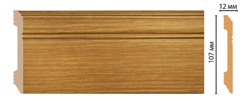 картинка D105-73 плинтус напольный DECOMASTER <107*12> (18шт) от магазина