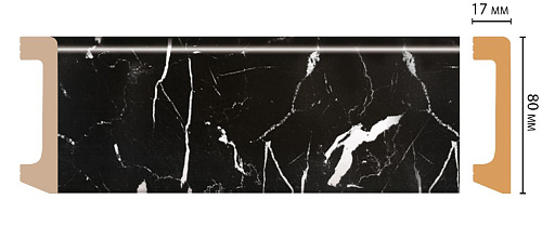 картинка D235-78 плинтус DECOMASTER <80*17>(20шт) от магазина