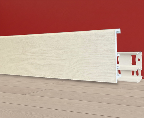 картинка Плинтус Декор С08-1 дуб беленый 100мм 2,5м от магазина